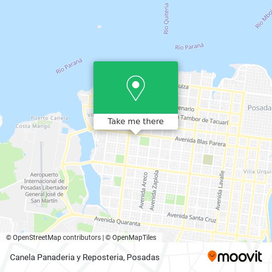 Canela Panaderia y Reposteria map