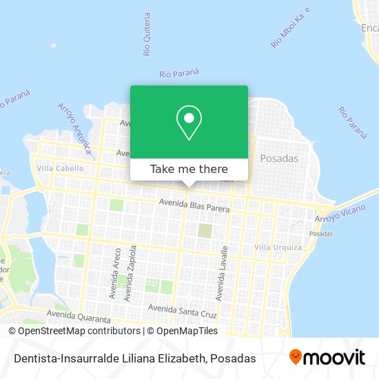 Dentista-Insaurralde Liliana Elizabeth map