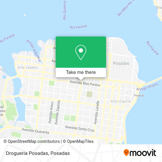 Drogueria Posadas map