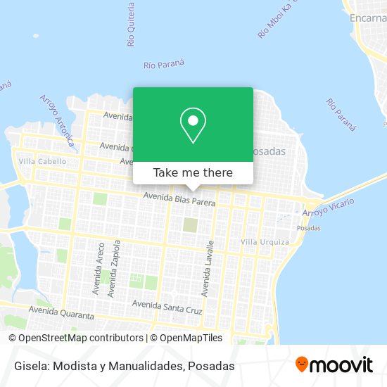 Gisela: Modista y Manualidades map