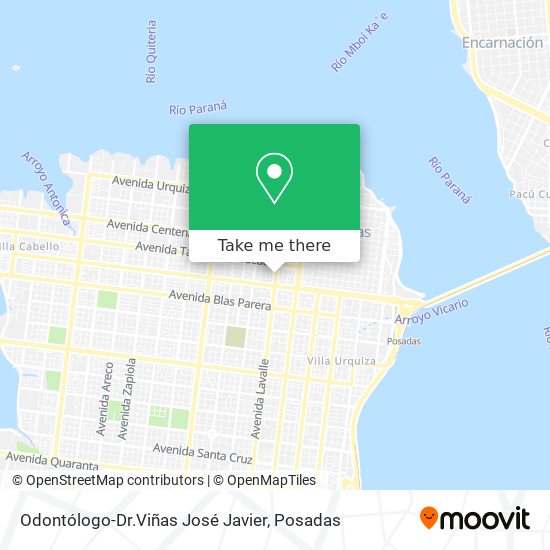 Odontólogo-Dr.Viñas José Javier map