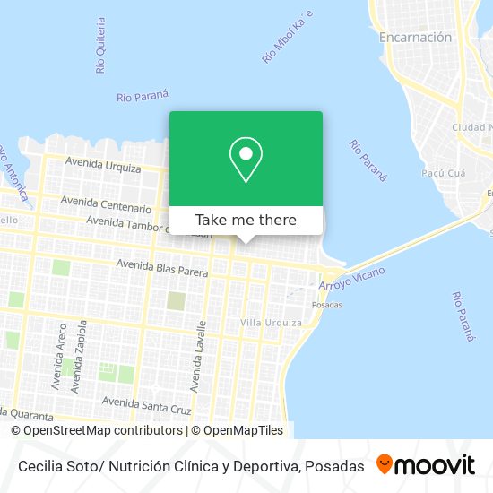 Cecilia Soto/ Nutrición Clínica y Deportiva map