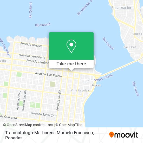 Traumatologo-Martiarena Marcelo Francisco map