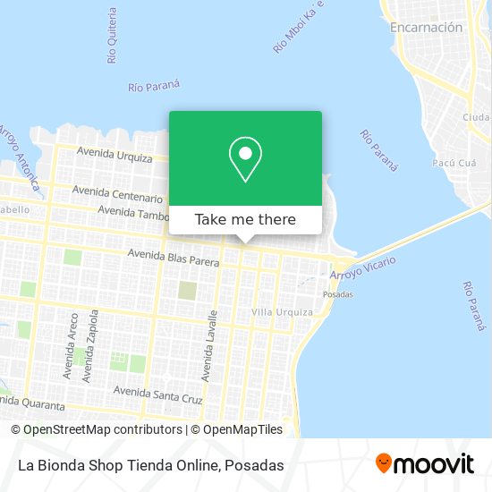 La Bionda Shop Tienda Online map