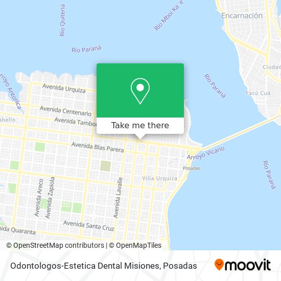 Mapa de Odontologos-Estetica Dental Misiones