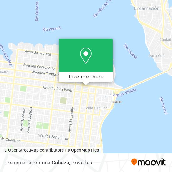 Peluquería por una Cabeza map