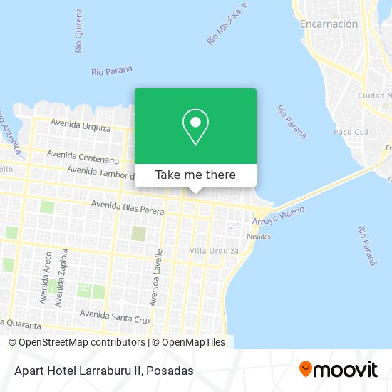 Apart Hotel Larraburu II map