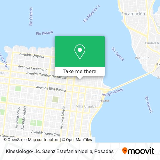 Kinesiologo-Lic. Sáenz Estefania Noelia map