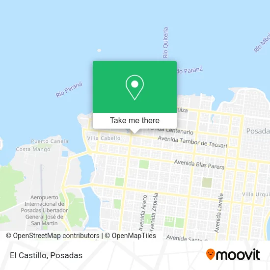 El Castillo map