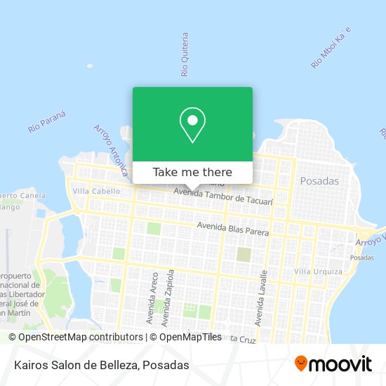 Mapa de Kairos Salon de Belleza