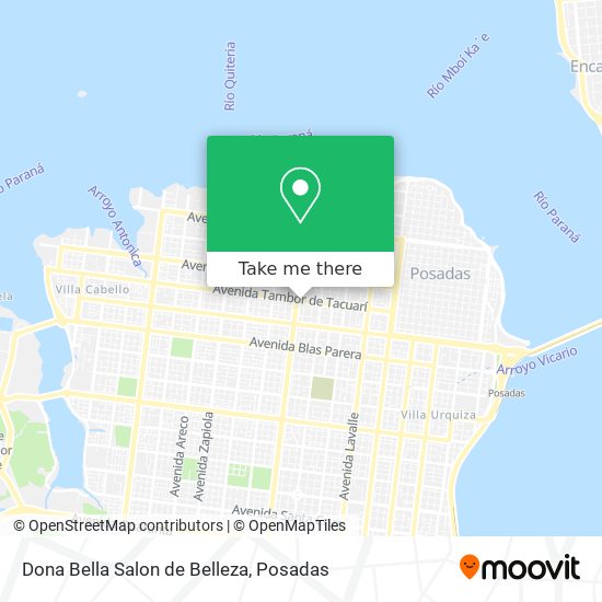 Dona Bella Salon de Belleza map