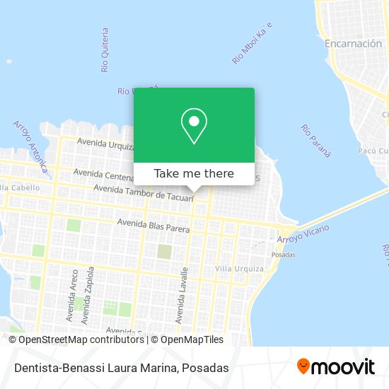 Dentista-Benassi Laura Marina map