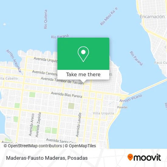 Maderas-Fausto Maderas map