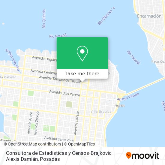 Consultora de Estadisticas y Censos-Brajkovic Alexis Damián map