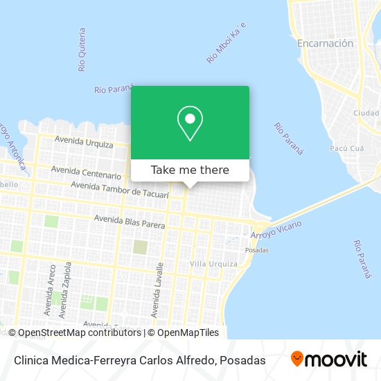 Clinica Medica-Ferreyra Carlos Alfredo map