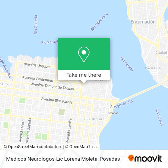 Medicos Neurologos-Lic Lorena Moleta map