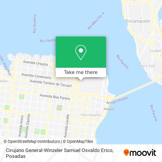 Cirujano General-Winzeler Samuel Osvaldo Erico map