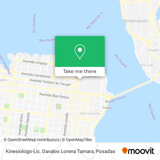 Mapa de Kinesiologo-Lic. Davalos Lorena Tamara