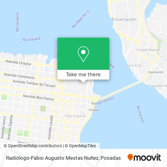 Radiólogo-Fabio Augusto Mestas Nuñez map