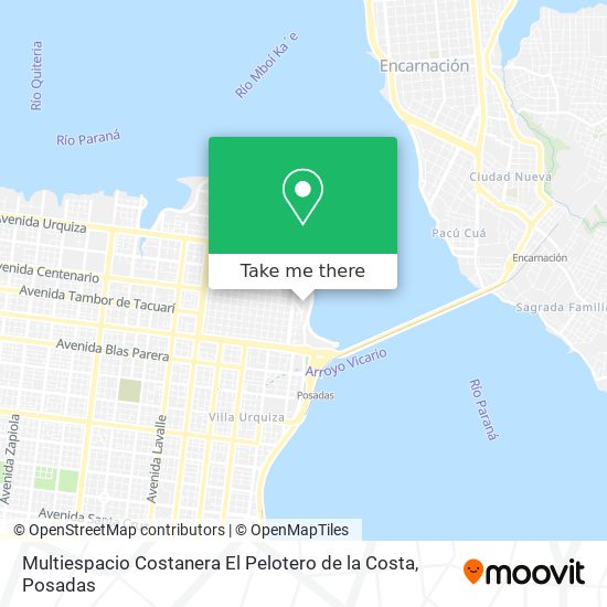 Multiespacio Costanera El Pelotero de la Costa map