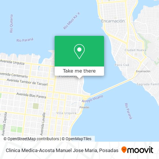 Clinica Medica-Acosta Manuel Jose Maria map