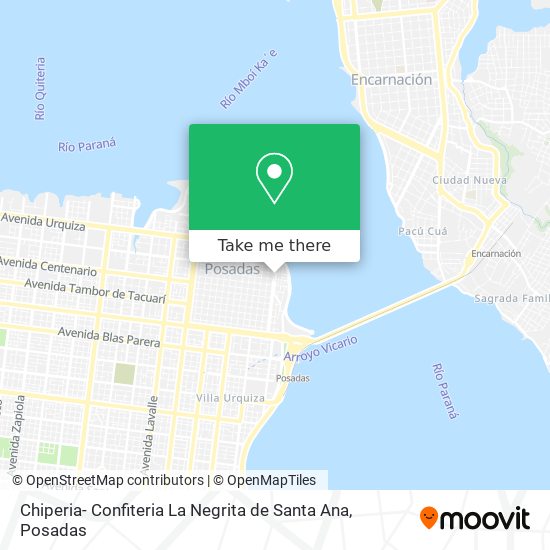 Chiperia- Confiteria La Negrita de Santa Ana map