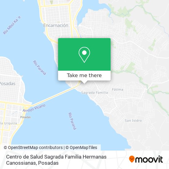 Centro de Salud Sagrada Familia Hermanas Canossianas map