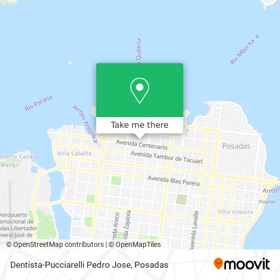 Mapa de Dentista-Pucciarelli Pedro Jose