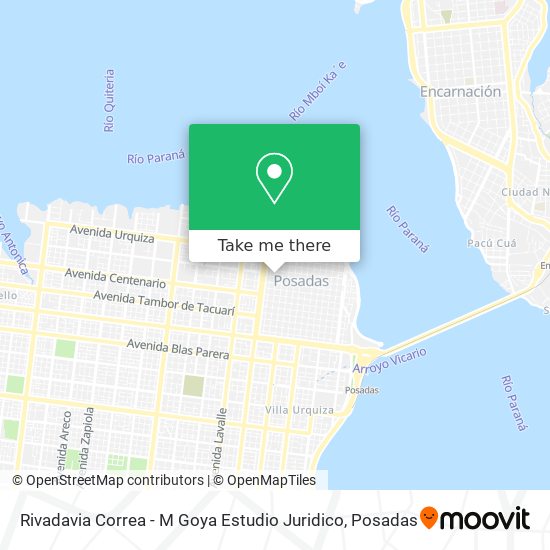 Rivadavia Correa - M Goya Estudio Juridico map