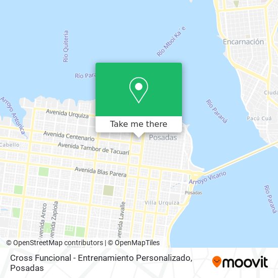 Mapa de Cross Funcional - Entrenamiento Personalizado
