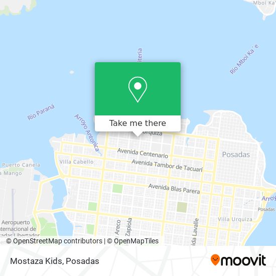 Mostaza Kids map