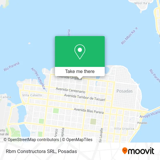 Rbm Constructora SRL map