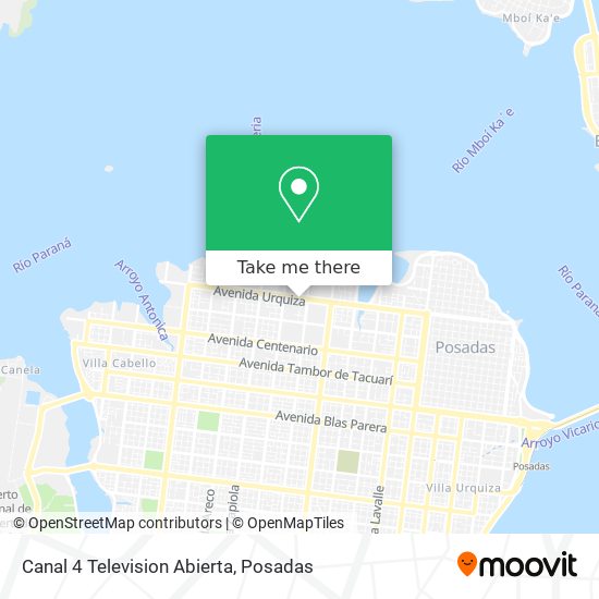 Canal 4 Television Abierta map