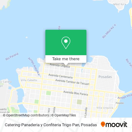 Catering-Panaderia y Confiteria Trigo Pan map