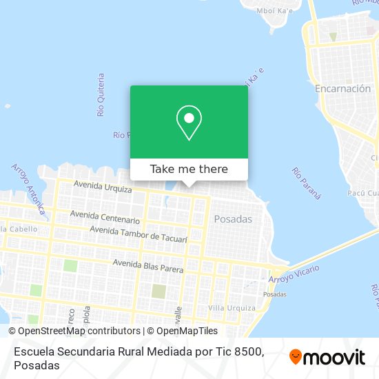 Escuela Secundaria Rural Mediada por Tic 8500 map