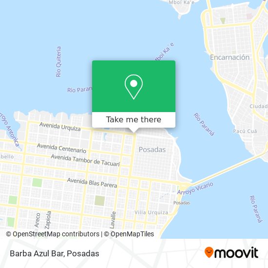 Mapa de Barba Azul Bar