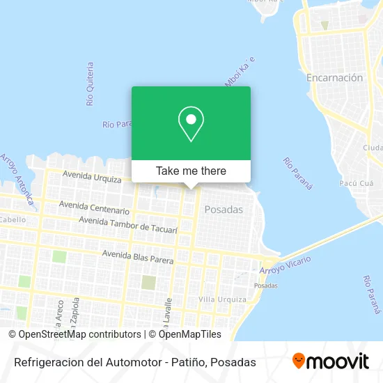 Refrigeracion del Automotor - Patiño map