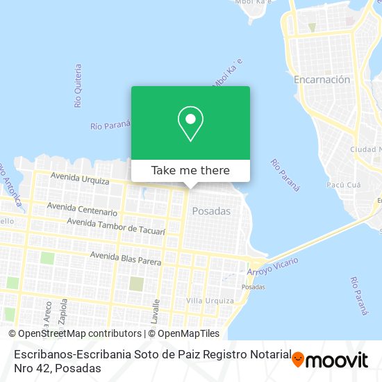 Mapa de Escribanos-Escribania Soto de Paiz Registro Notarial Nro 42