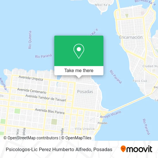 Psicologos-Lic Perez Humberto Alfredo map