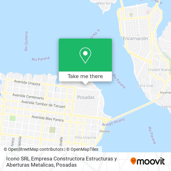Icono SRL Empresa Constructora Estructuras y Aberturas Metalicas map