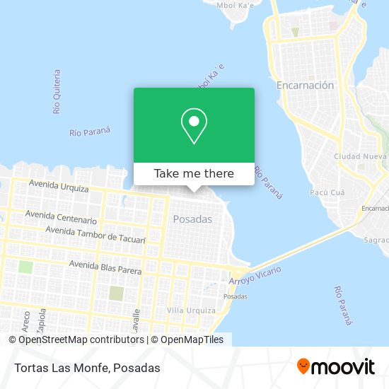 Tortas Las Monfe map