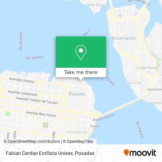 Fabian Cerdan Estilista Unisex map