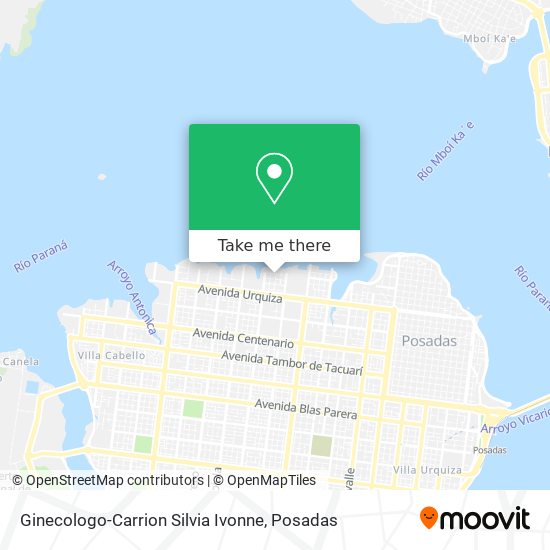 Mapa de Ginecologo-Carrion Silvia Ivonne