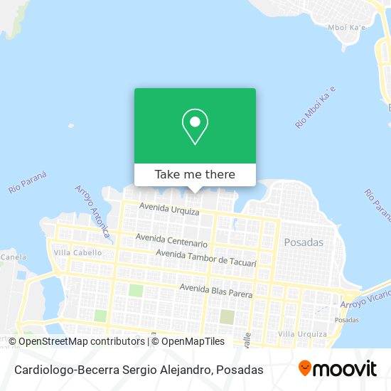 Cardiologo-Becerra Sergio Alejandro map