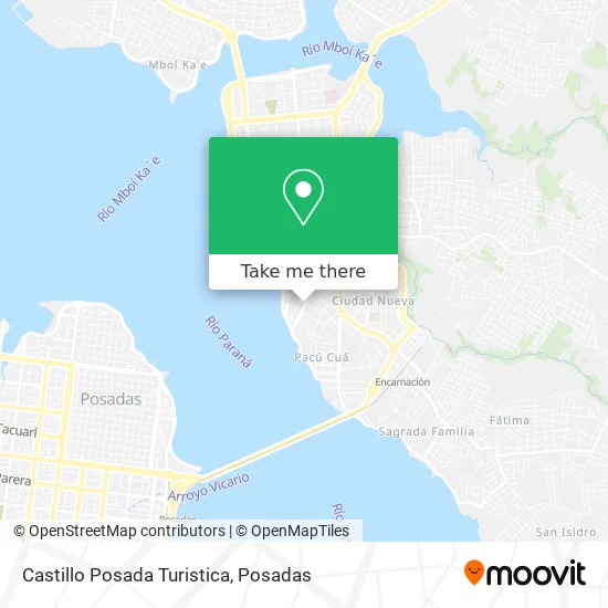Castillo Posada Turistica map