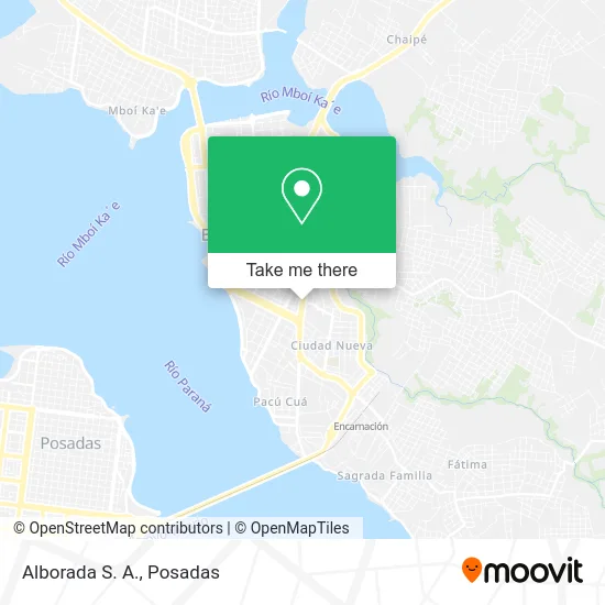 Alborada S. A. map