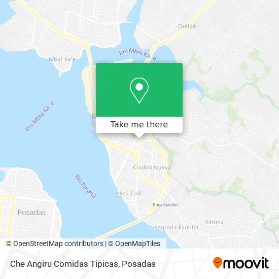 Che Angiru Comidas Tipicas map