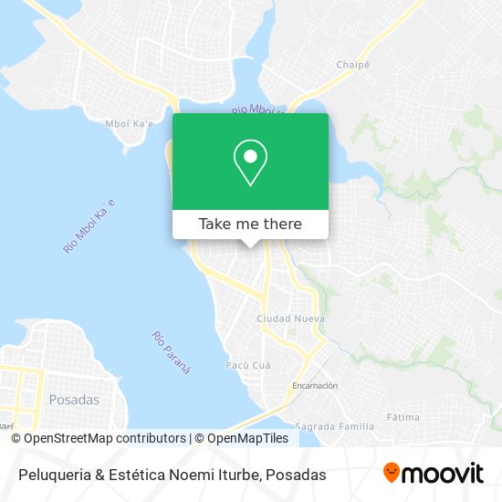 Mapa de Peluqueria & Estética Noemi Iturbe
