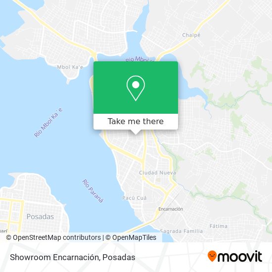 Showroom Encarnación map
