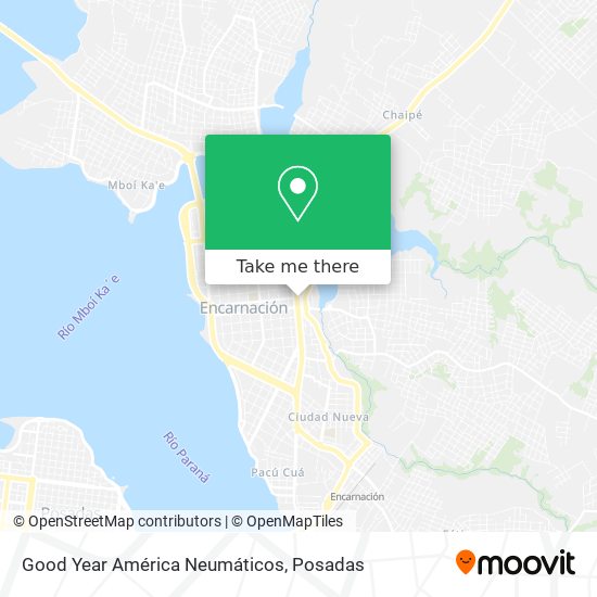 Mapa de Good Year América Neumáticos